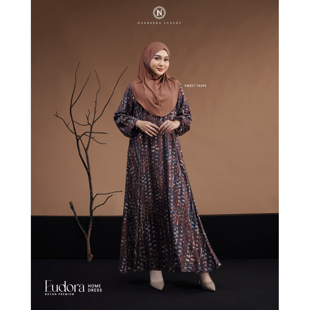 Eudora Home Dress Free Hijab Instan By Nadheera Luxury