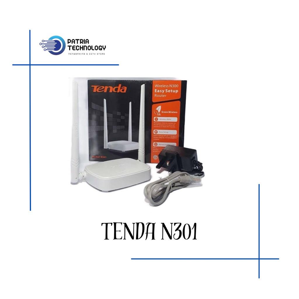 TENDA N301 WIRELESS EASY SETUP ROUTER