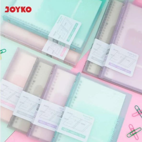 

JOYKO BN-107 BINDER NOTE WARNA TRANSPARAN UKURAN A5 DAN B5