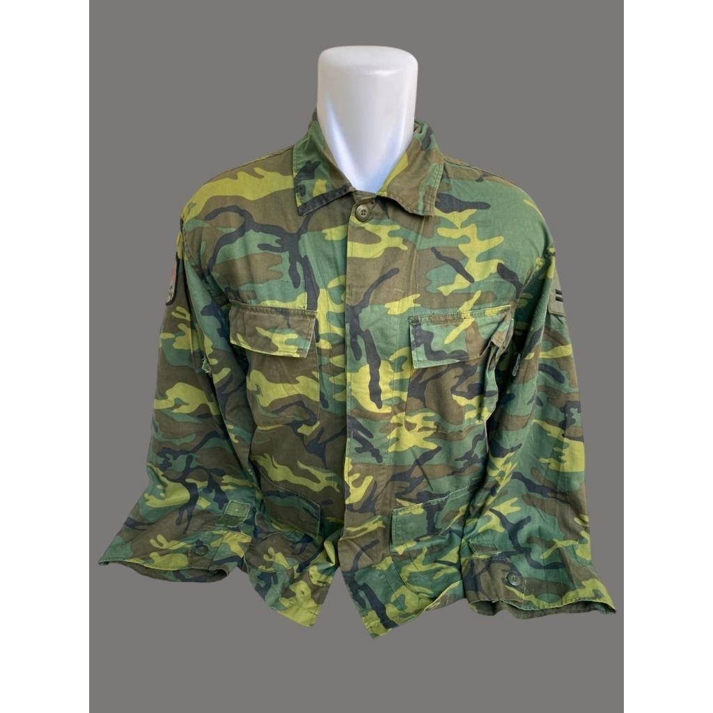 Kemeja BDU Loreng Classic Woodland Cina Taiwan Army (5)