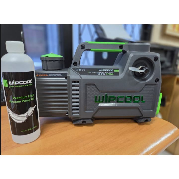 WIPCOOL vacuum pump ac 2F2BR pompa vakum AC portable cordless 2 stage double stage 0.5 pk mobil kulk