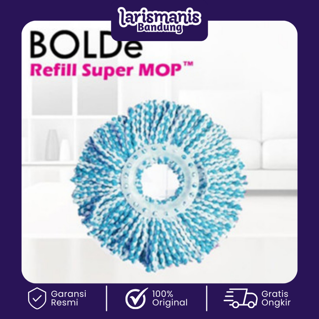 Bolde Refill Super Mop Kain Refill Alat Pel Bolde Super Mop