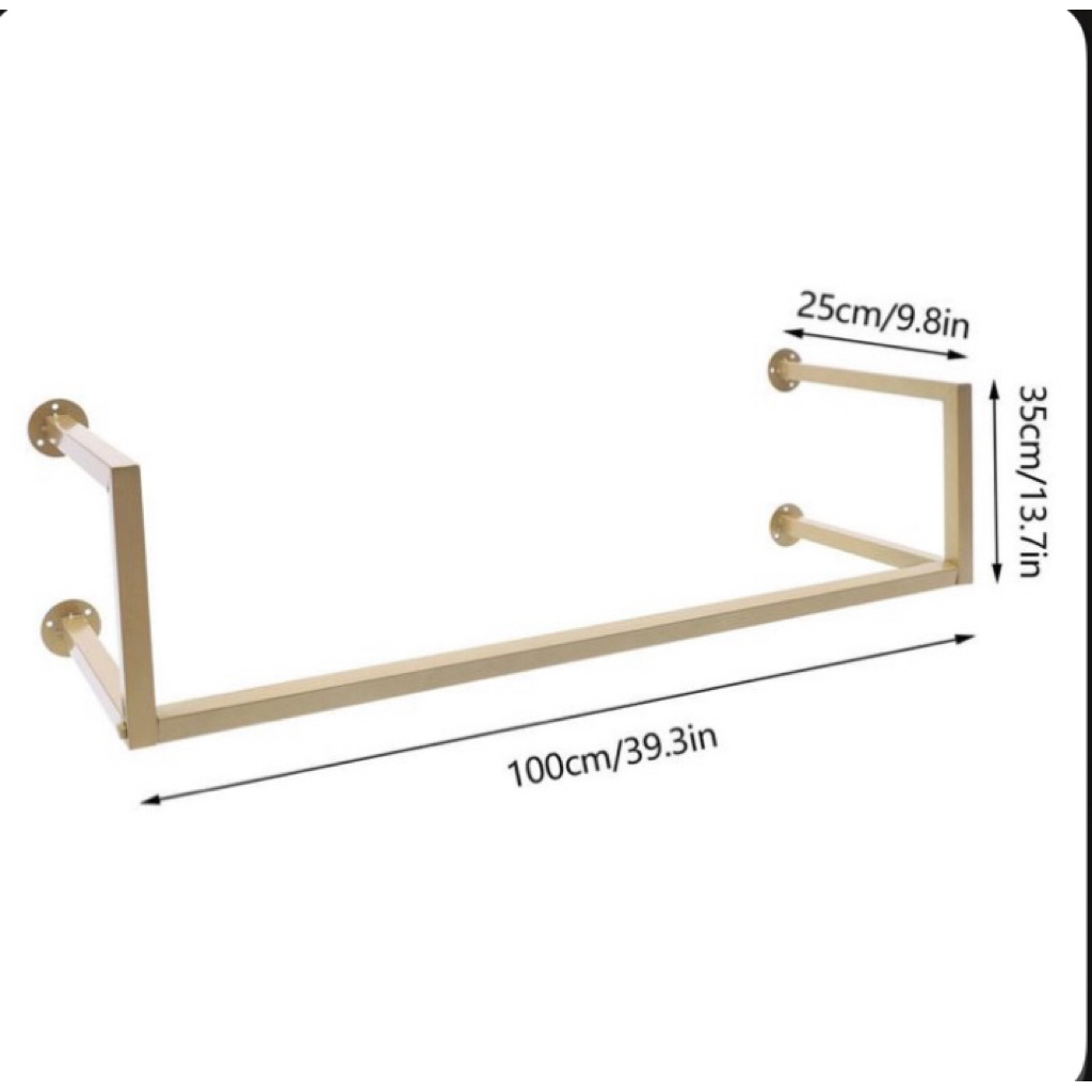 Gantungan Baju Besi Tempel Dinding