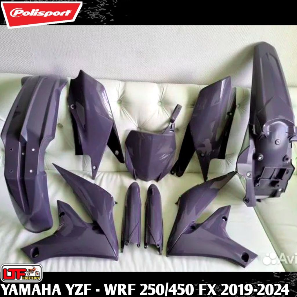 YAMAHA YZ - YZF WRF 250 450 FX - 2018 2019 2020 2021 2022 2023 2024 - POLISPORT COMPLETE PLASTIK KIT