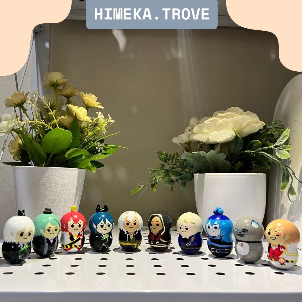 Disney Twisted Wonderland Coconut Figure – Riddle, Jade, Idia, Malleus, Silver, Jamil, Jack, Grim, A