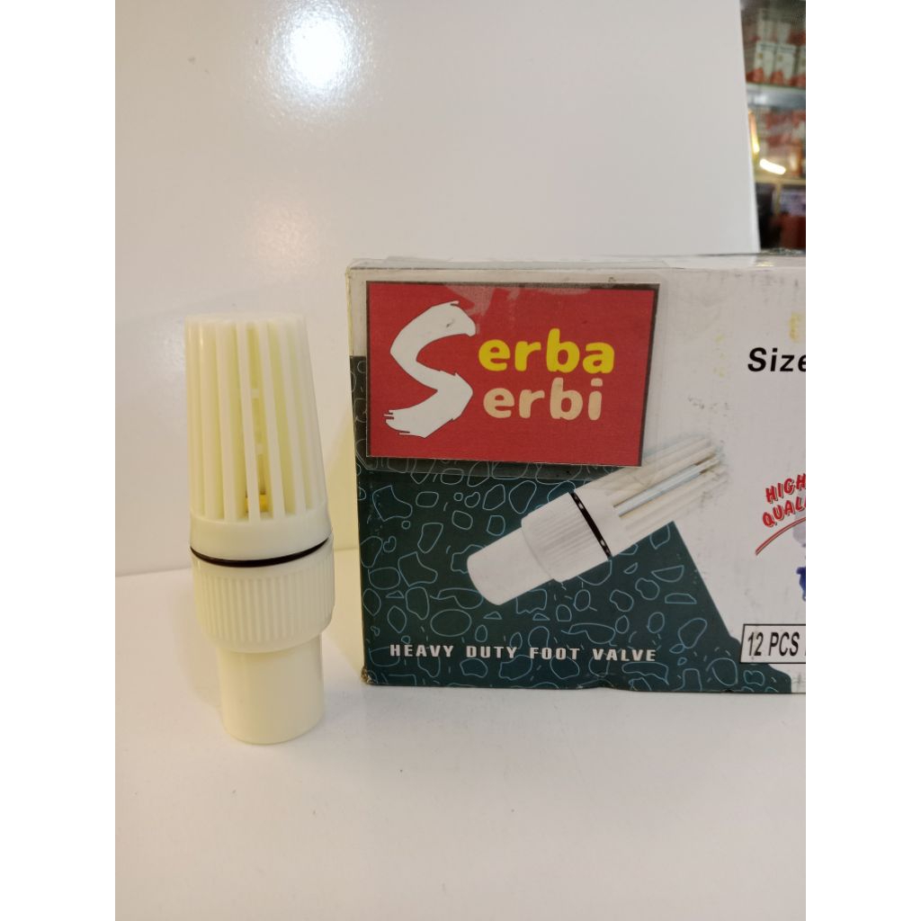 -/LUSIN 12PCS PVC 3/4 KLEP-Klep saringan mesin pompa air