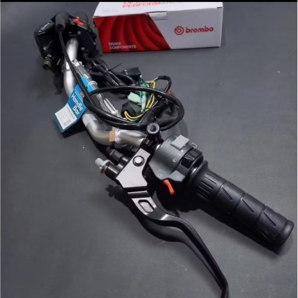 Paket Stang Setir DAY Set Master Rem Brembo Gas KSR Holder kiri Vixion Universal Motorcycle