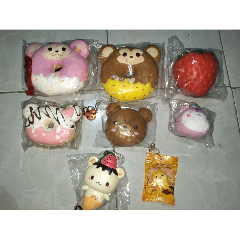 wts squishy preloved yummiibear punimaru ibloom | bisa langsung co