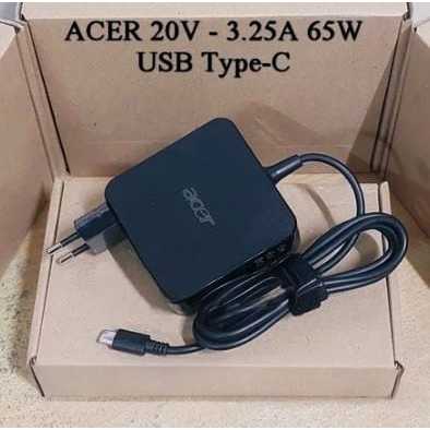 Adaptor Charger 65W For Acer Aspire 5 Spin 14 A5SP14 A5SP14-51MTN 20V 3.25A Type-C