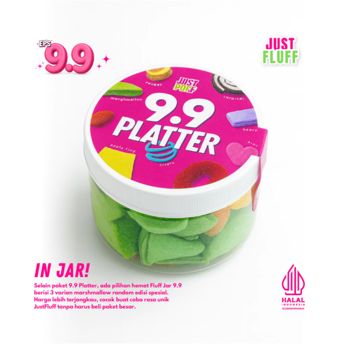 

[9.9 TOPLES] MARSHMALLOW JUSTFLUFF [HALAL]