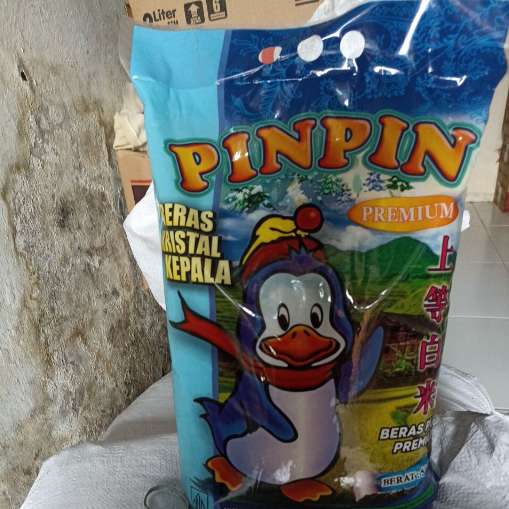 

Beras premium pin pin 5kg*5