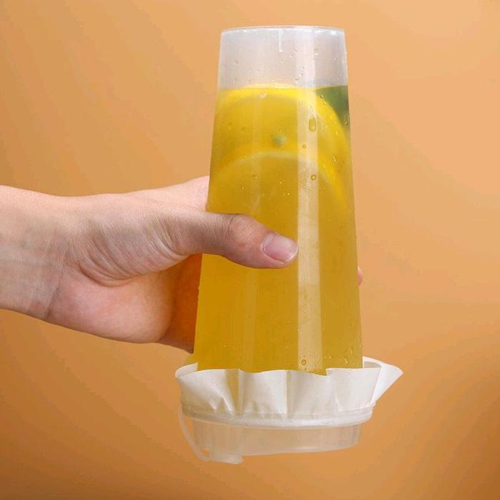 LEAKPROOF PAPER / Kertas Tahan Bocor Cup Minuman / Kertas anti bocor bulat gelas cup kopi take away 