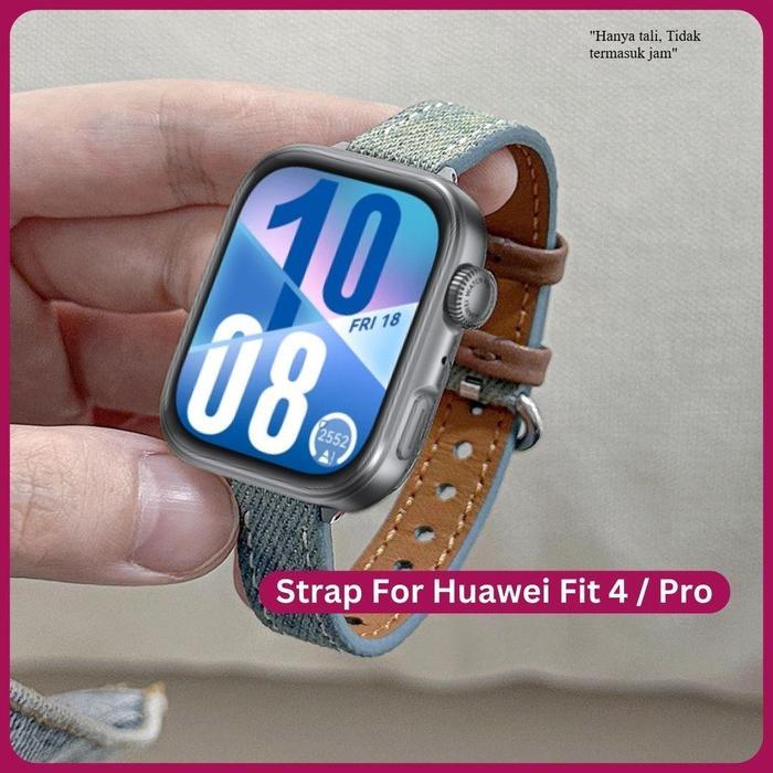 Canvas Strap For Huawei Fit 4 Huawei Fit 4 Pro - Blue, Huawei Fit 4/Pro