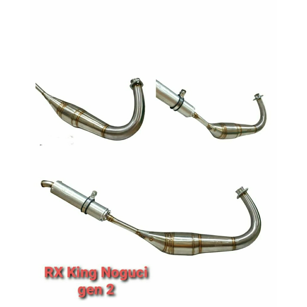 knalpot RC3 RX King tipe Noguci, PDK, 3V3, Cobra, Standar racing