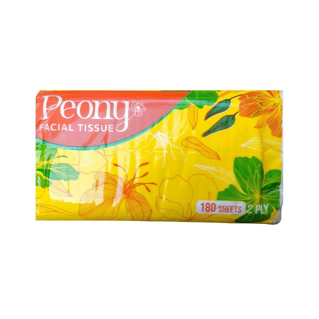 PEONY TISSUE WAJAH 180SHEET  FACIAL TISSUE TISU PEONY