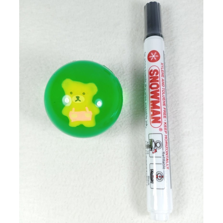 Bola Bekel Motif Boneka Diameter 4,5 cm isi 2 pcs ( No.49 ukuran jumbo )