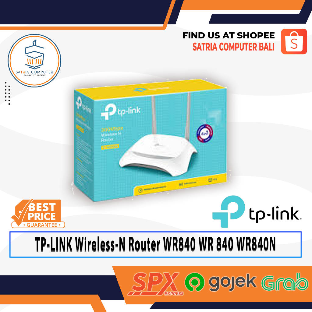 TP-LINK Wireless-N Router WR840 WR 840 WR840N