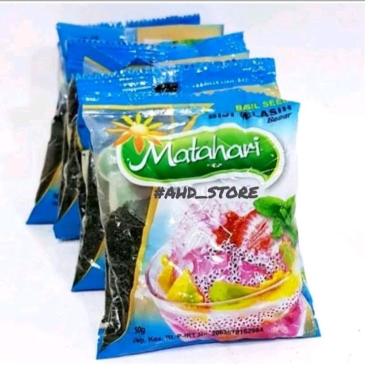 Selasih Matahari 50gr/Biji Selasih/ Selasih Ecer