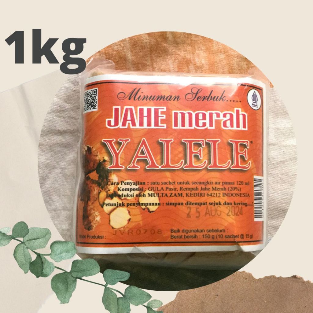 

1KG JAHE MERAH YALELE REMPAH ASLI SERBUK INSTAN JAMU PEDAS TANPA PENGAWET GULA ASLI GROSIR TERMURAH KEDIRI / Grosir Kediri