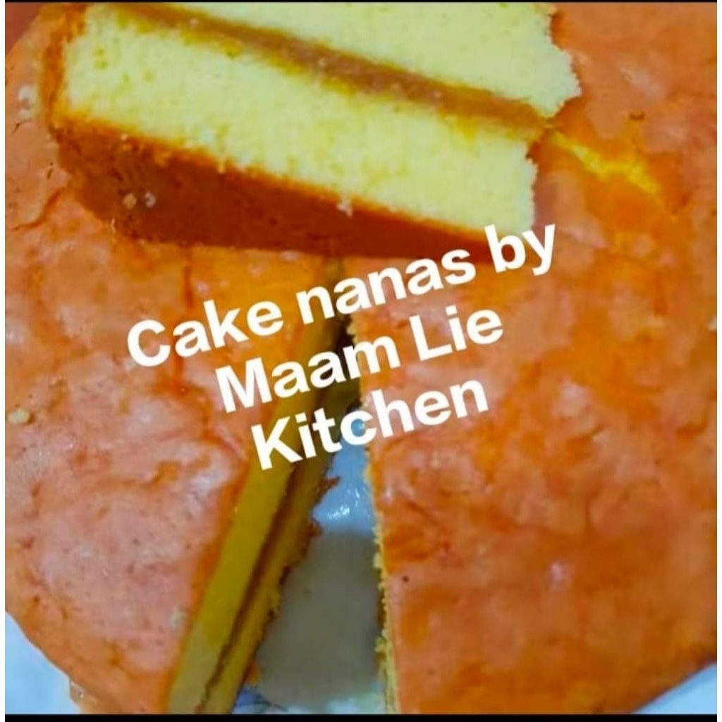 

Cake / bolu nanas bulat / cake kalimantan