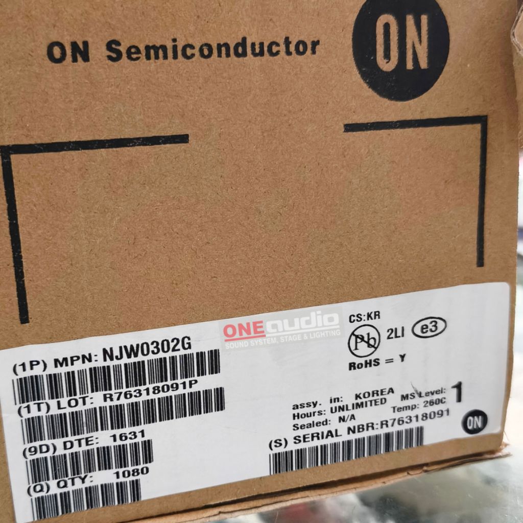 Lumiau_Boomaww Transistor Final Njw 0302 / 0281 1 Set Transistor Njw 0302 0281 Original Merek On