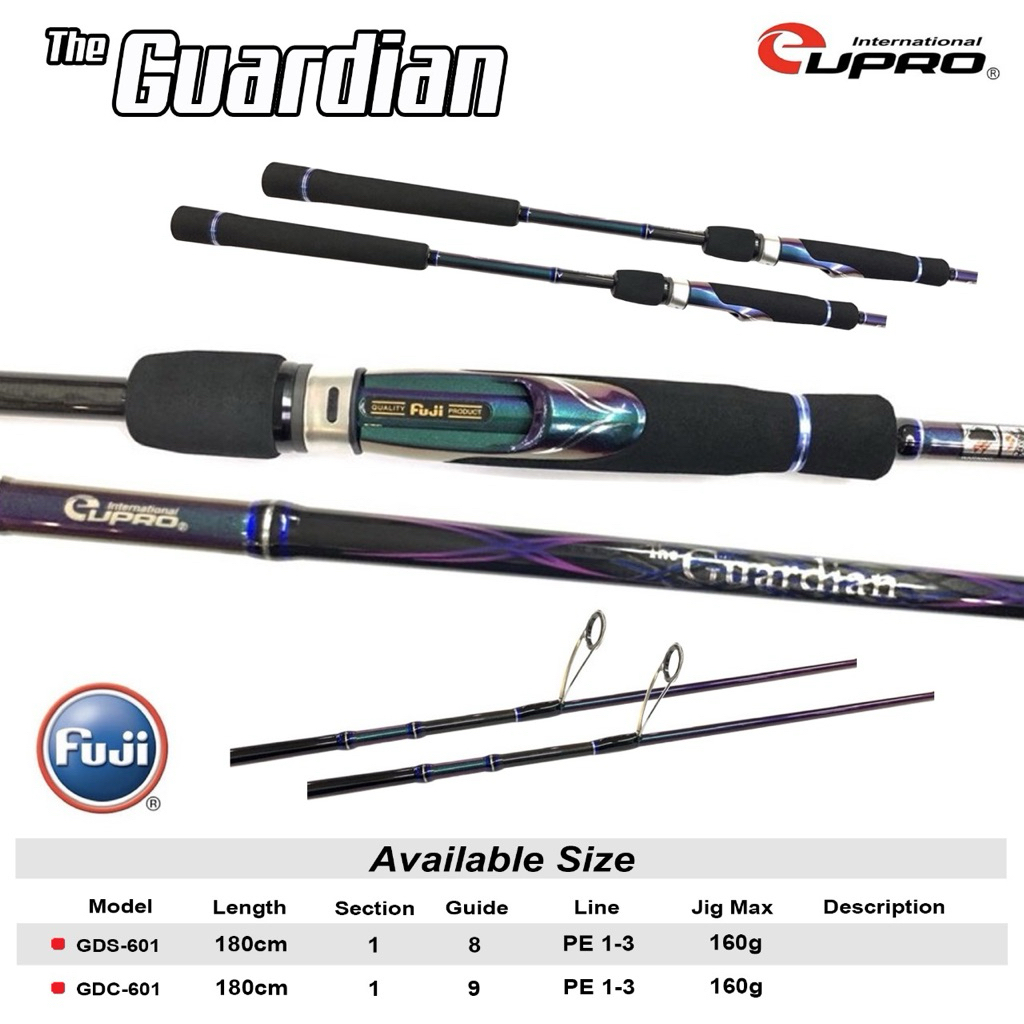 Joran Jigging Eupro Guardian Spinning PE 1 - 3
