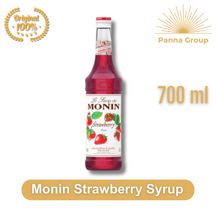 

Monin Syrup Strawberry 700ml Rich Flavor