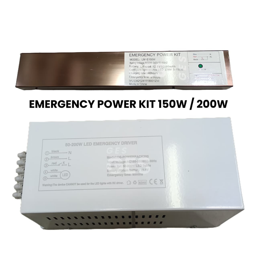 Emergency Power Pack / Power Kit 150W / 200W AC 165-245V - 150W