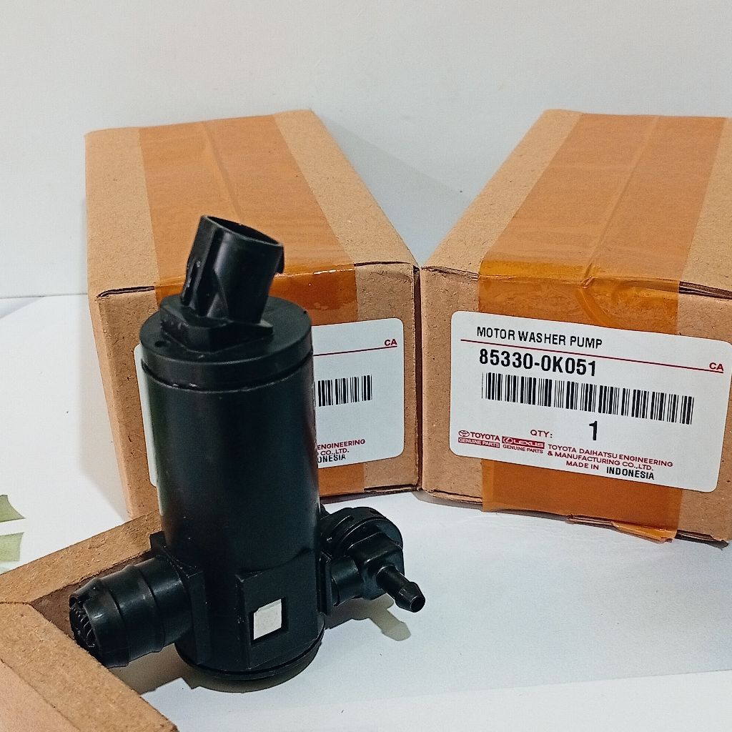 Motor Washer Pump Original Denso 85330-0K051(0K052) Toyota Innova Reborn Fortuner Hilux Vrz New Rush