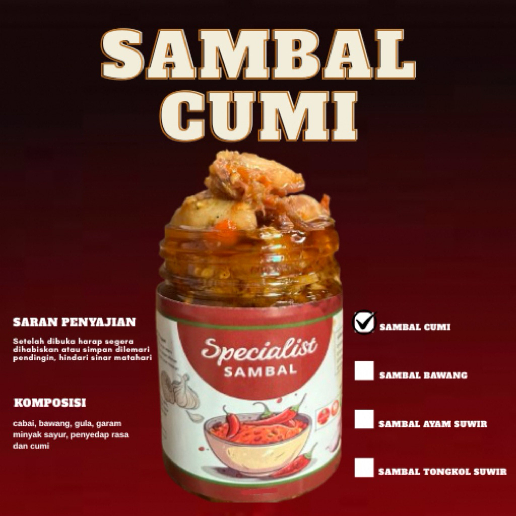 

Sambal Cumi specialist