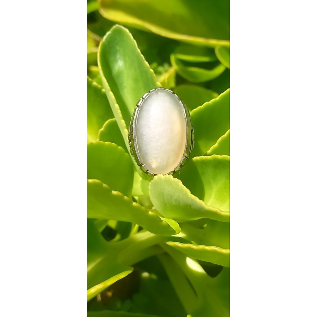 Cincin natural batu pandan kapas