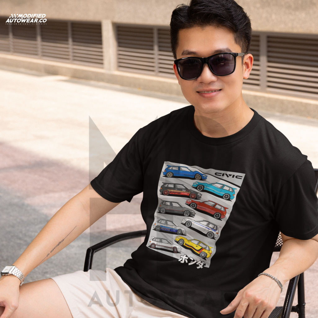 kaos hotwheels civic nouva hatchback modified autowear kaos honda mobil kaos pria premium civic nouv