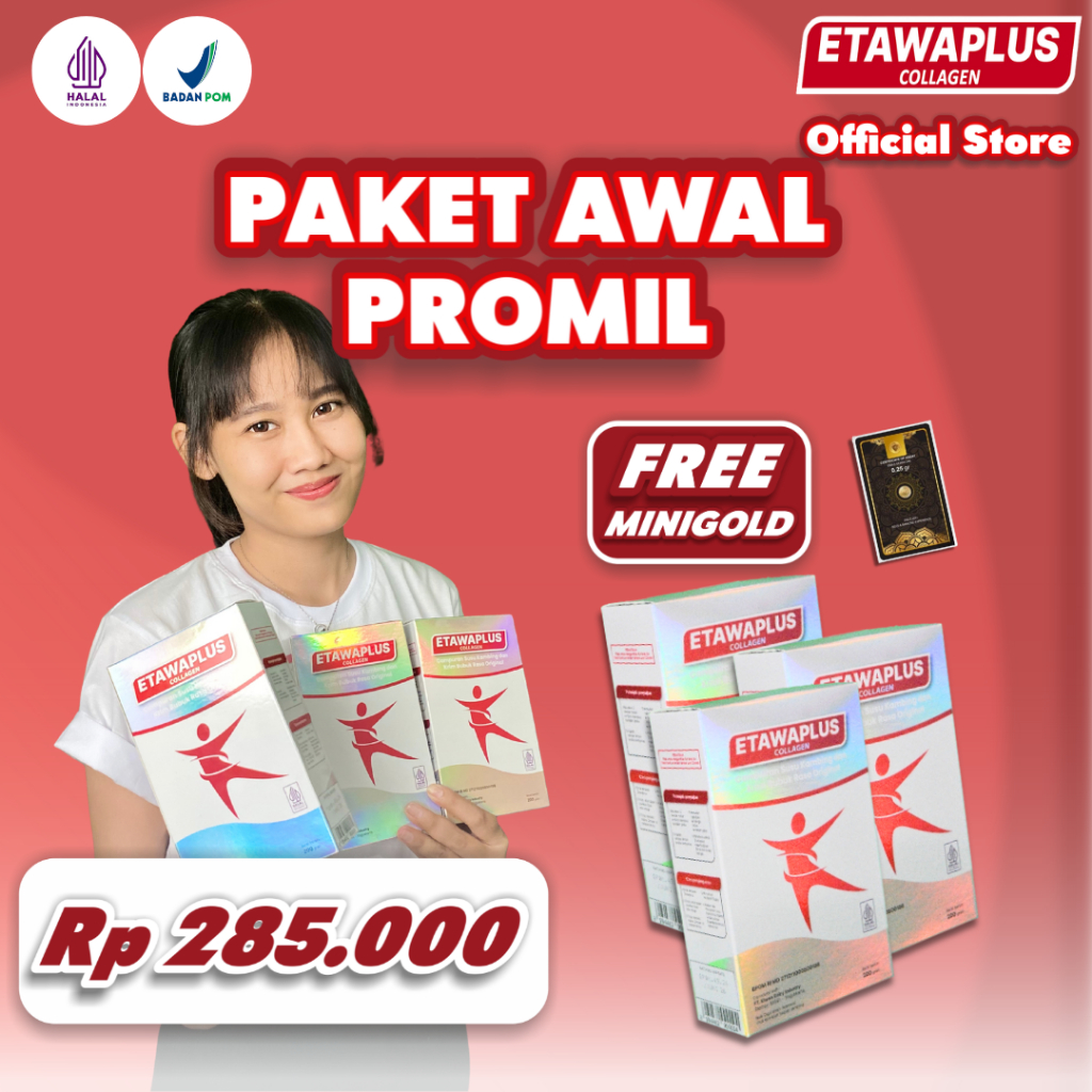 

Etawaplus Collagen - Susu Kambing Etawa Bubuk Kualitas Platinum dengan Collagen untuk Promil / Pejuang Garis Dua