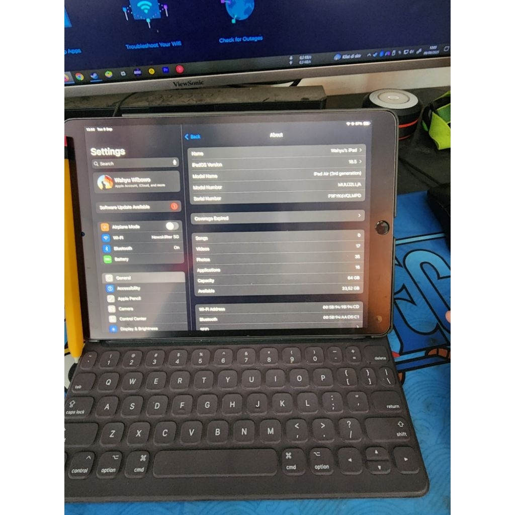 iPad air 3 64gb wifi only second normal