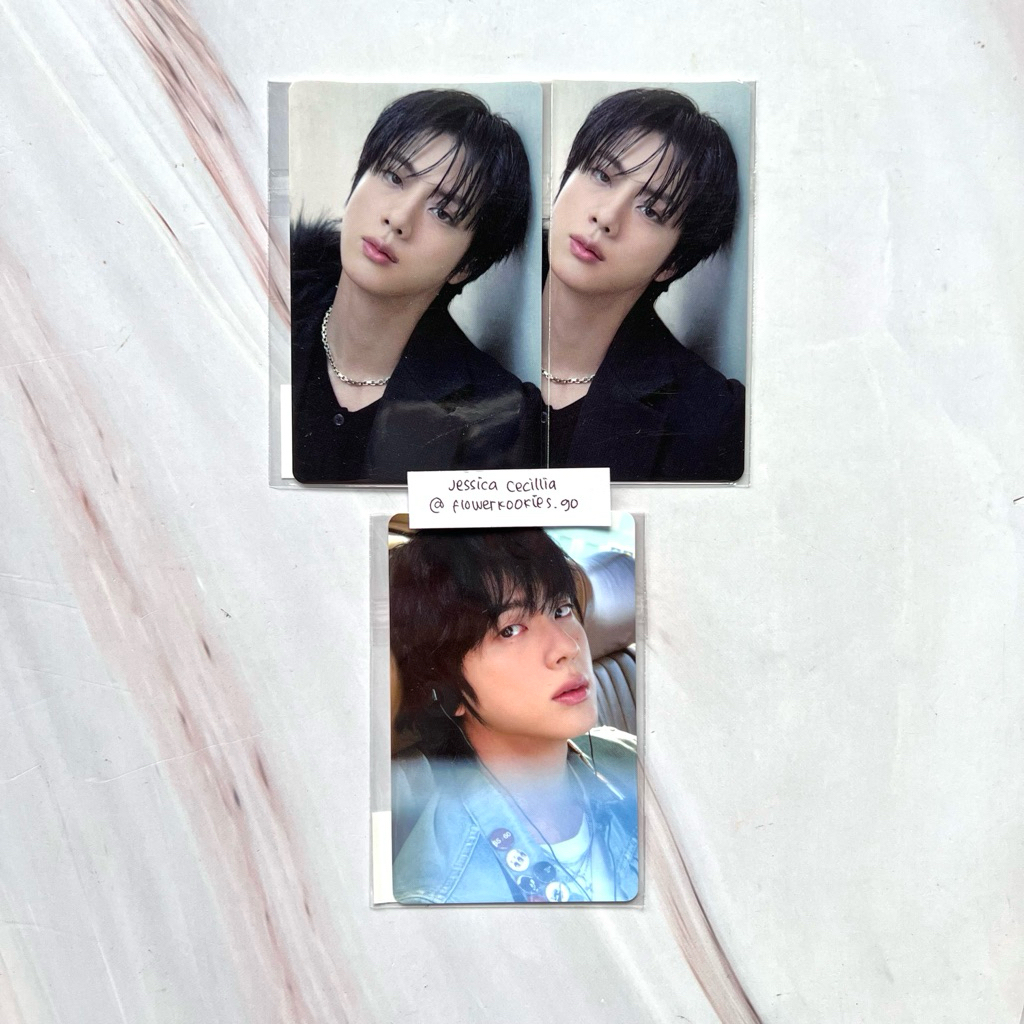 BTS JIN ECHO JPFC LUCKY DRAW LD PC PHOTO CARD OFFICIAL JAPAN FAN CLUB