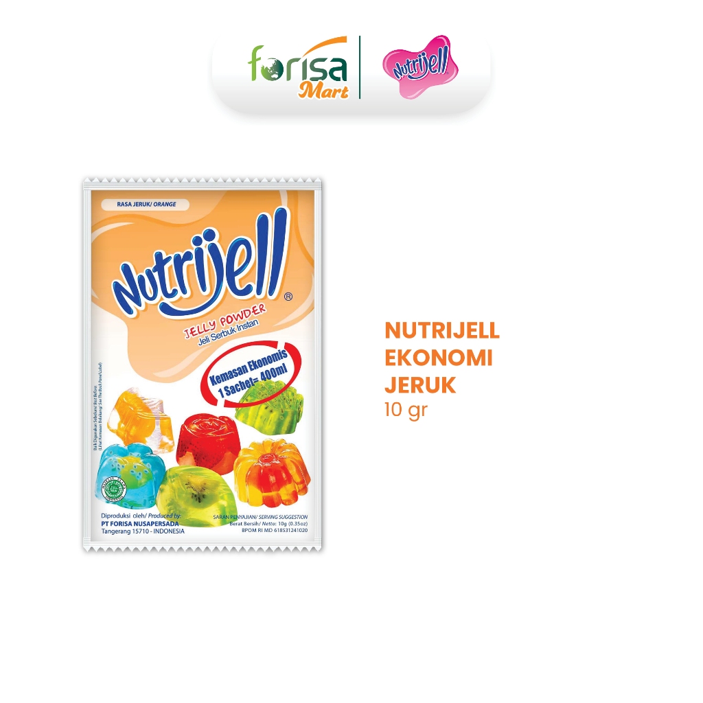 

Nutrijell Ekonomi Jeruk 10gr - 1 Sachet