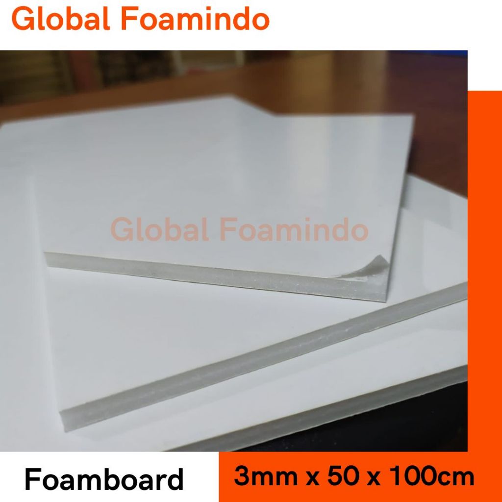 

Foamboard 3mm x 50 x 100cm