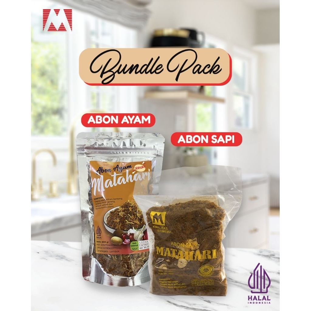 

Bundle Pack Abon Sapi Premium + Abon Ayam Kemasan 100gr