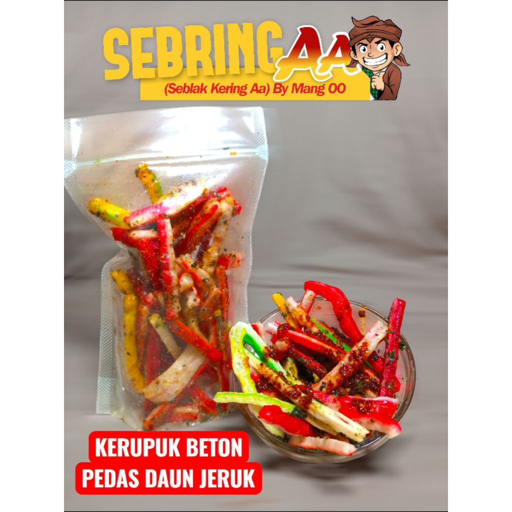 

KERUPUK BETON PEDAS CHILI OIL DAUN JERUK