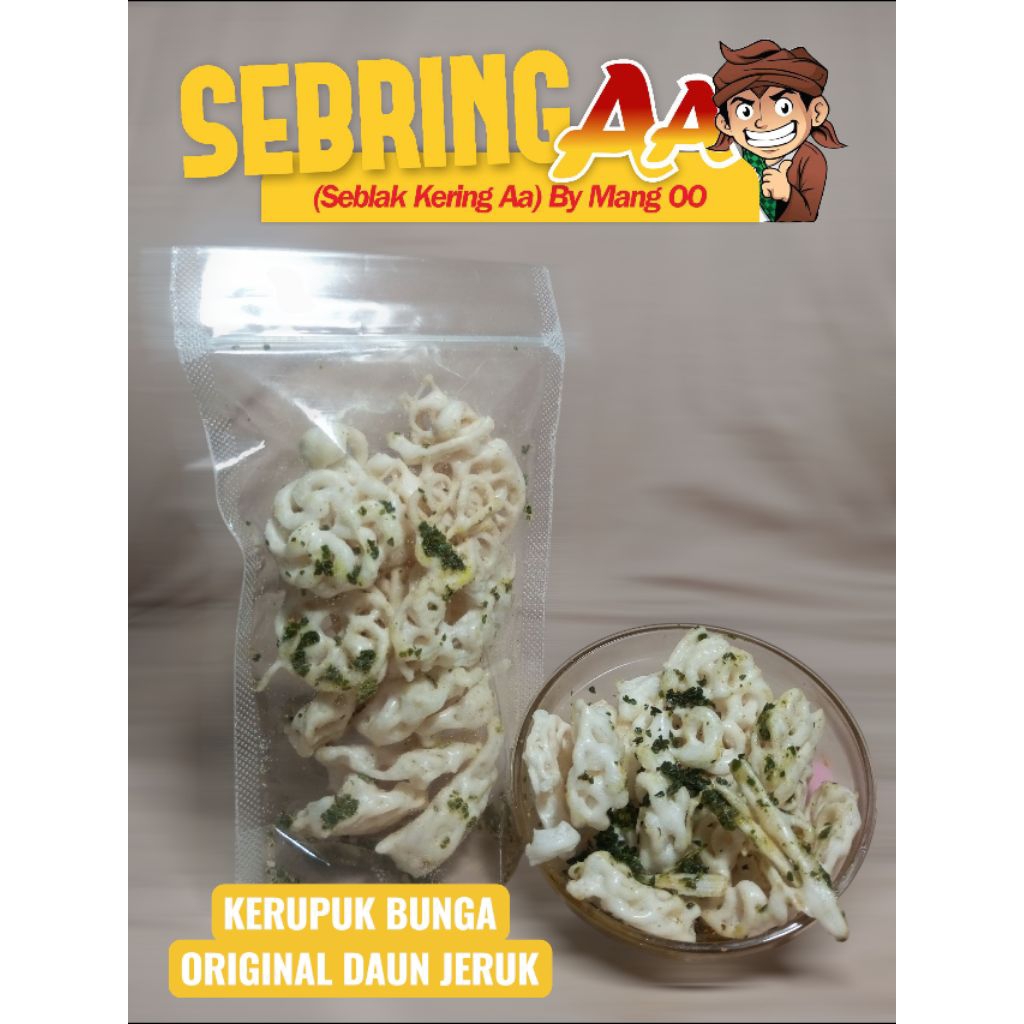

KERUPUK BUNGA ORIGINAL DAUN JERUK