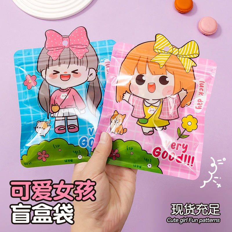 

Plastik Zip Lock Motif Cute Girl / Ziplock/ Goodie Bag/ For Gift/Pouch Mini Cute / Goodie Bag