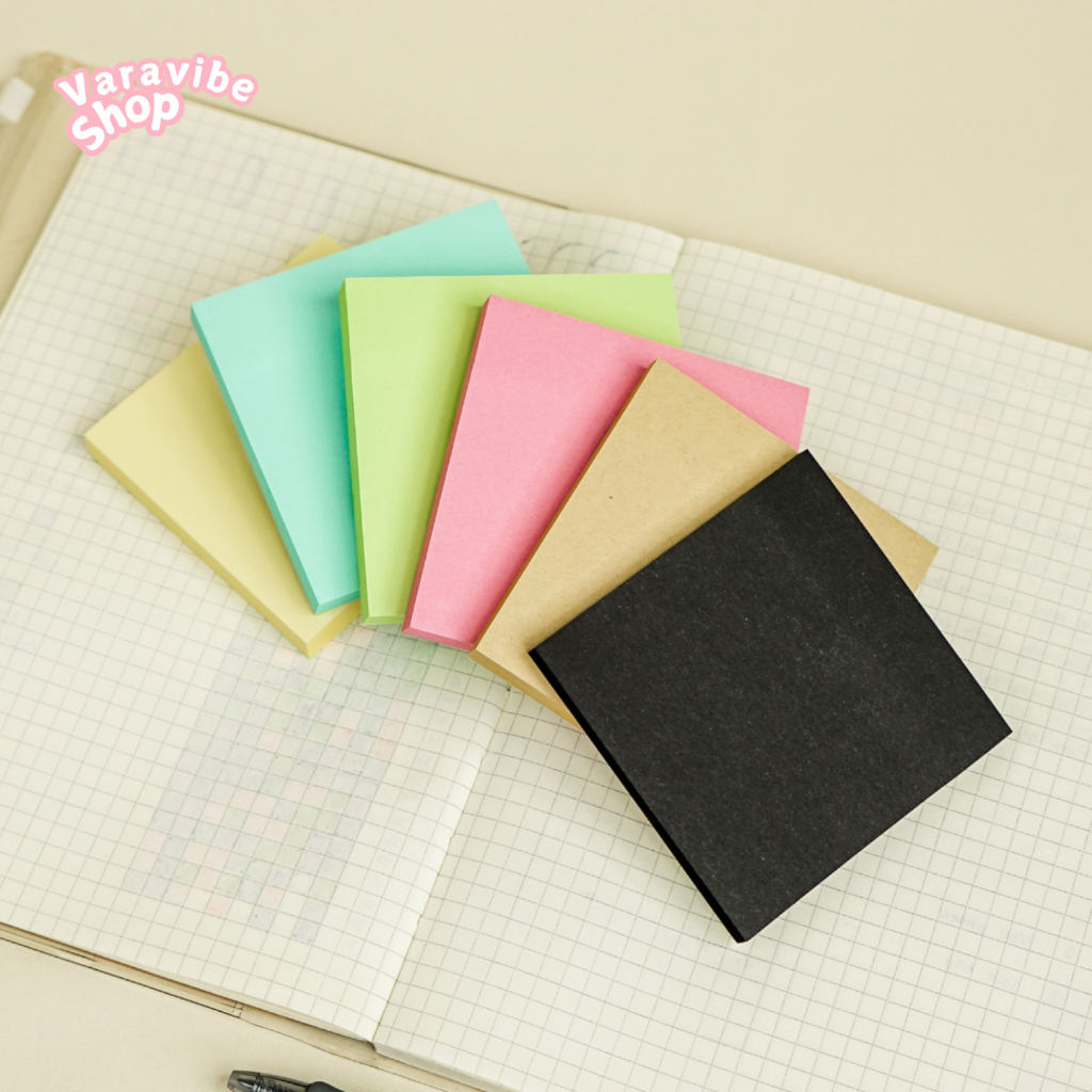 Sticky Notes Warna Warni Pastel Kertas Memo Tempel Catatan Aesthetic