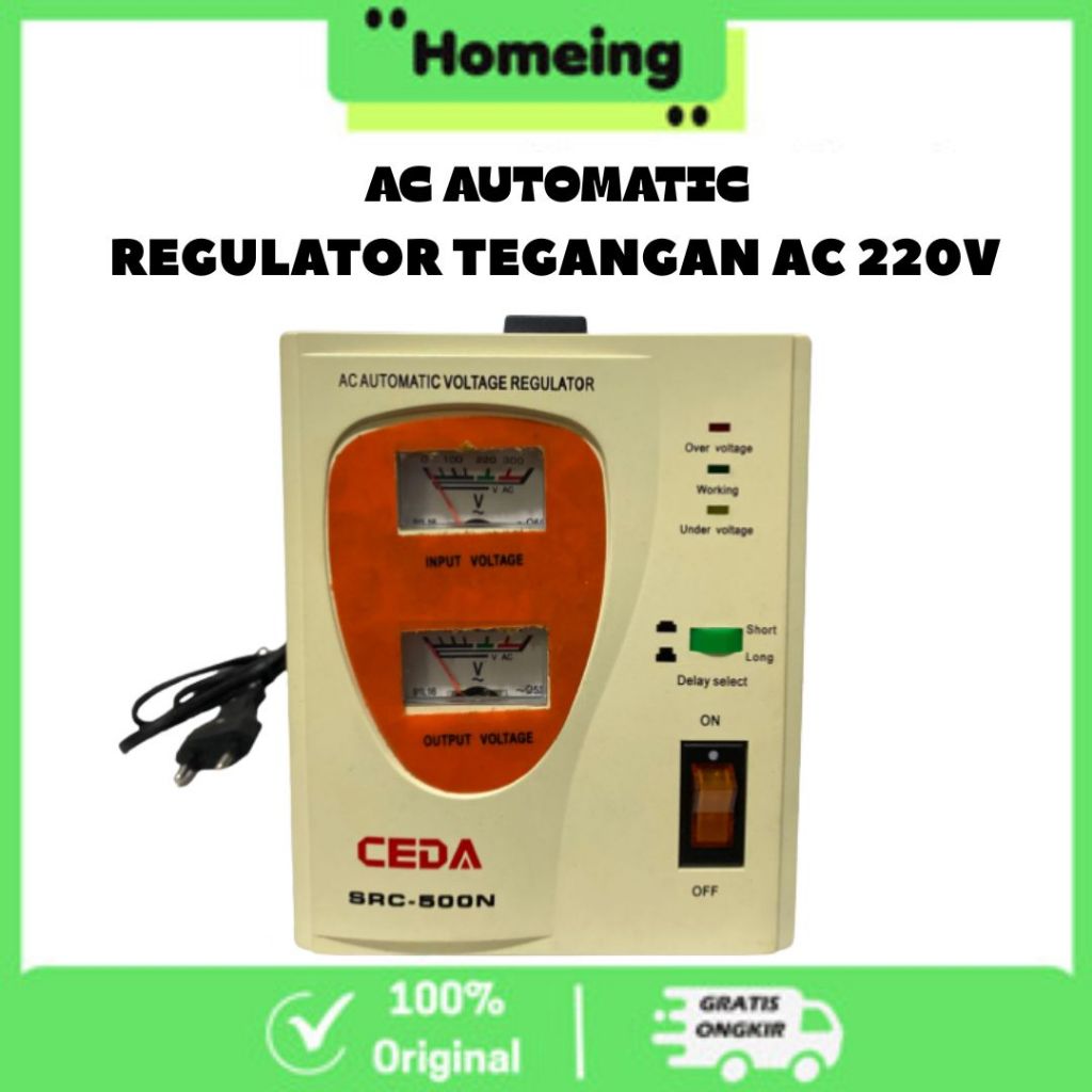 CEDA Stabilizer AC Automatic Voltage Regulator 200V