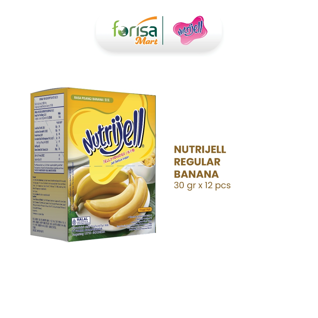 

Nutrijell Reguler Rasa Banana Box - 12x30 gr