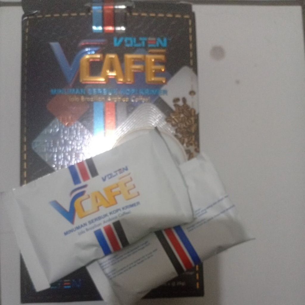 Vcafe Jahe Hitam Volten 9 sachet Gratis Vinte 1 Sachet