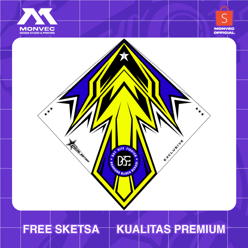 Desain Layangan Sukhoi Warok Spesial Turnament