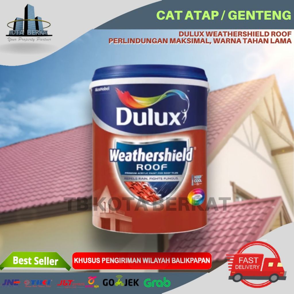 DULUX WEATHERSHIELD ROOF/ CAT DULUX UNTUK ATAP 2.5L