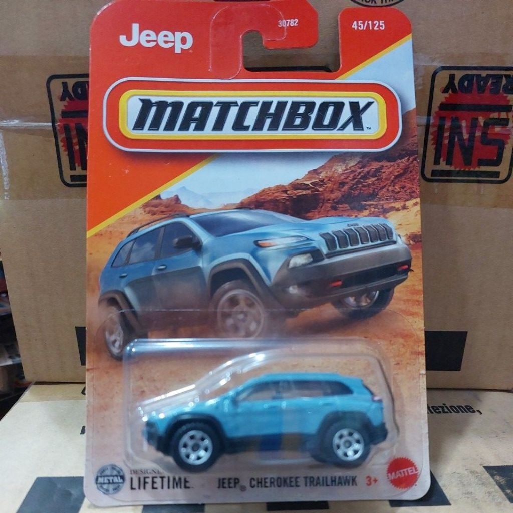 MATCHBOX JEEP CHEROKEE TRAILHAWK MATCHBOX JEEP KOLEKSI TERBARU 1:64