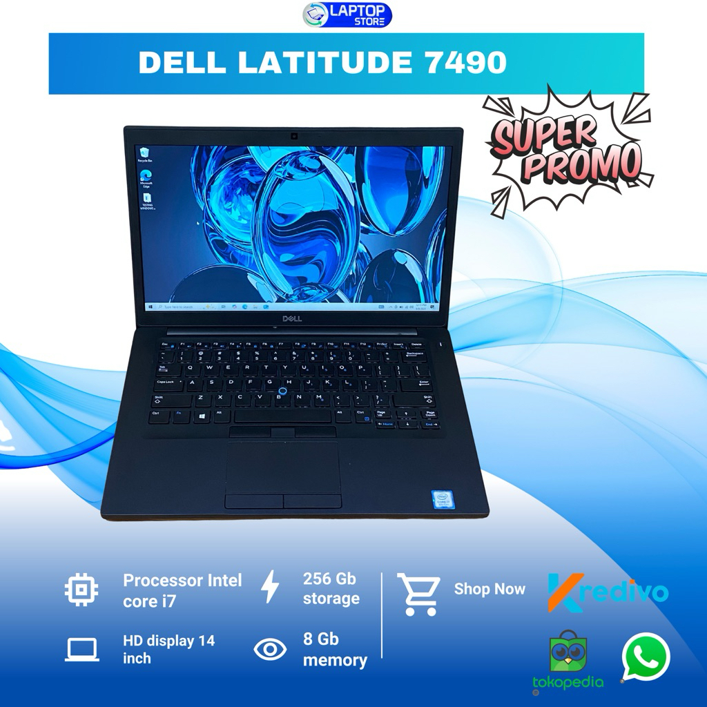 Dell Latitude 7490 Core i7 Ram 8Gb ssd 256Gb