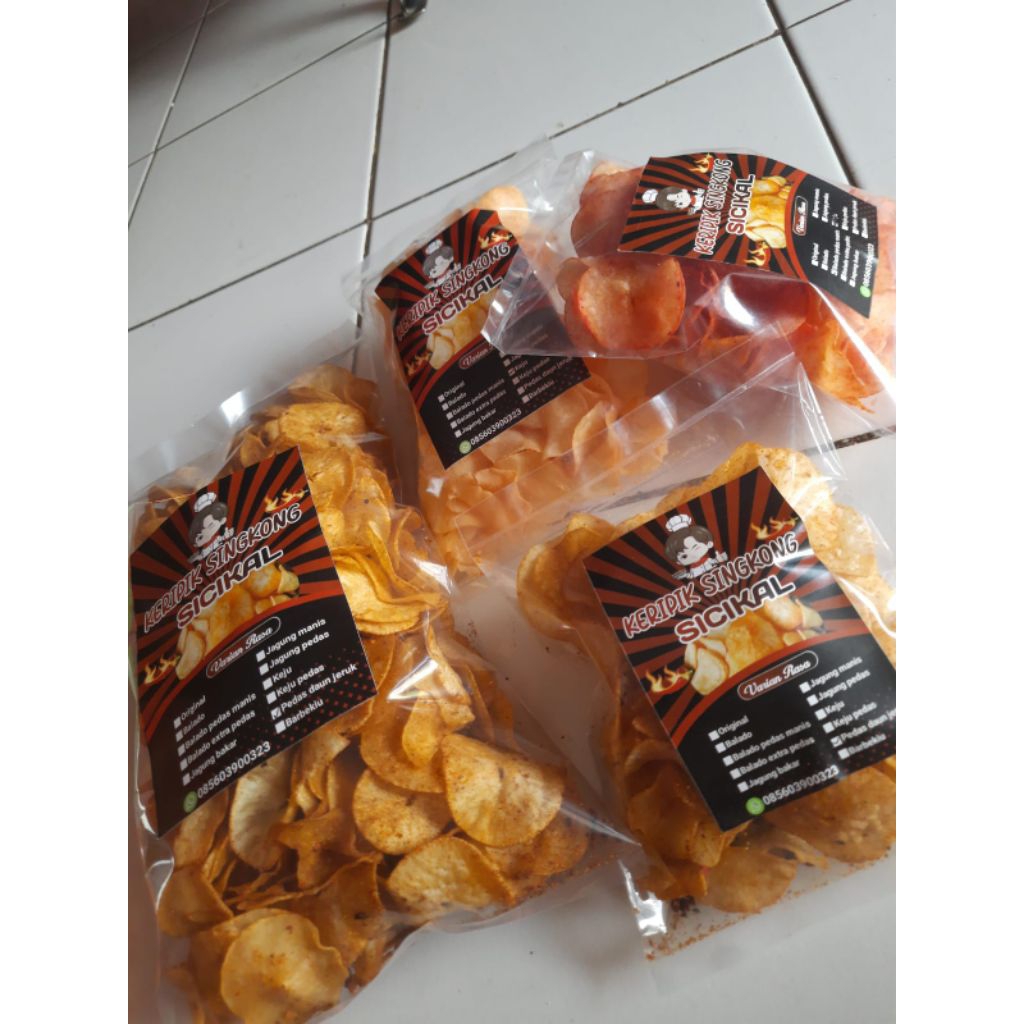 

kripik singkong brmacam macam rasanya